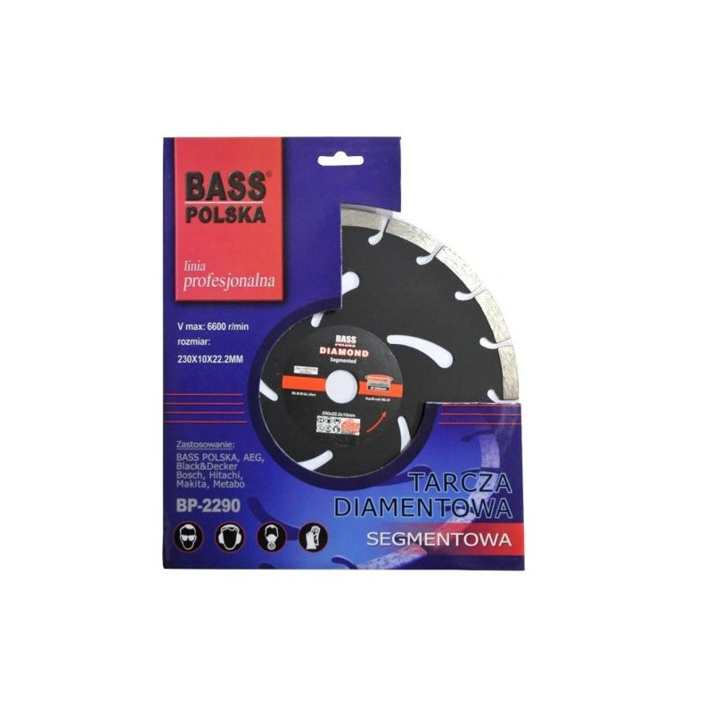 TARCZA DIAMENTOWA  230mm  Segm. BASS